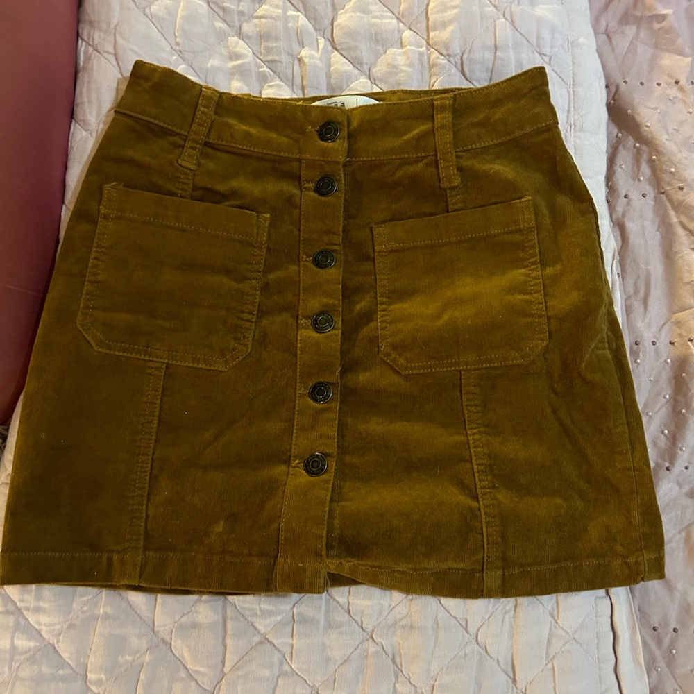 Corduroy Skirt
